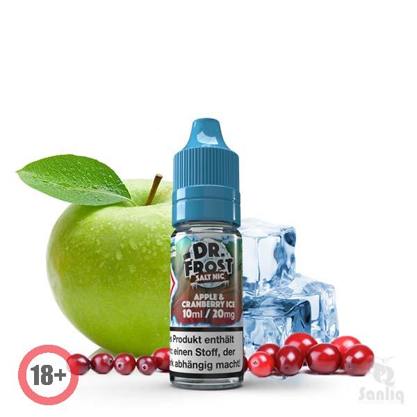 Dr. Frost Apple & Cranberry Ice Nikotinsalz Liquid ➡️ Günstig kaufen!