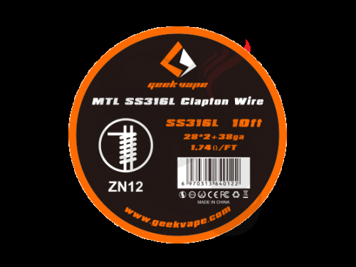 Geek Vape MTL SS316L Clapton Wire