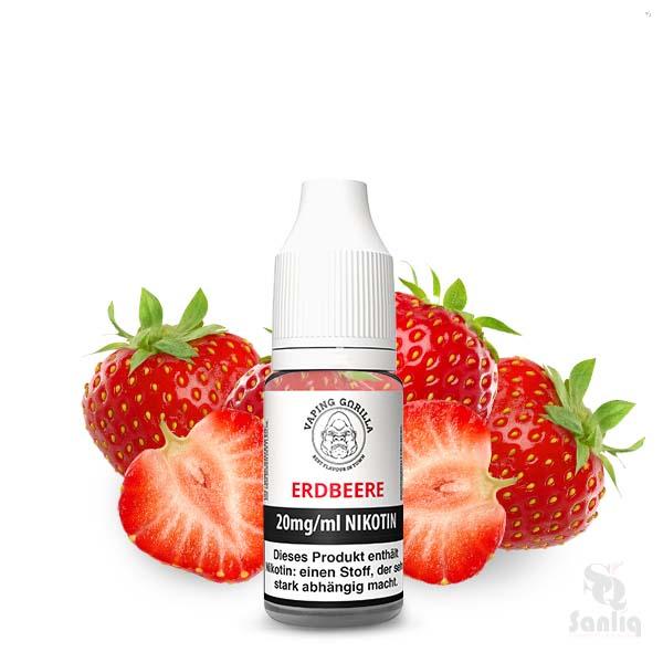 Vaping Gorilla Erdbeere Nikotinsalz Liquid ⭐️ Günstig kaufen!