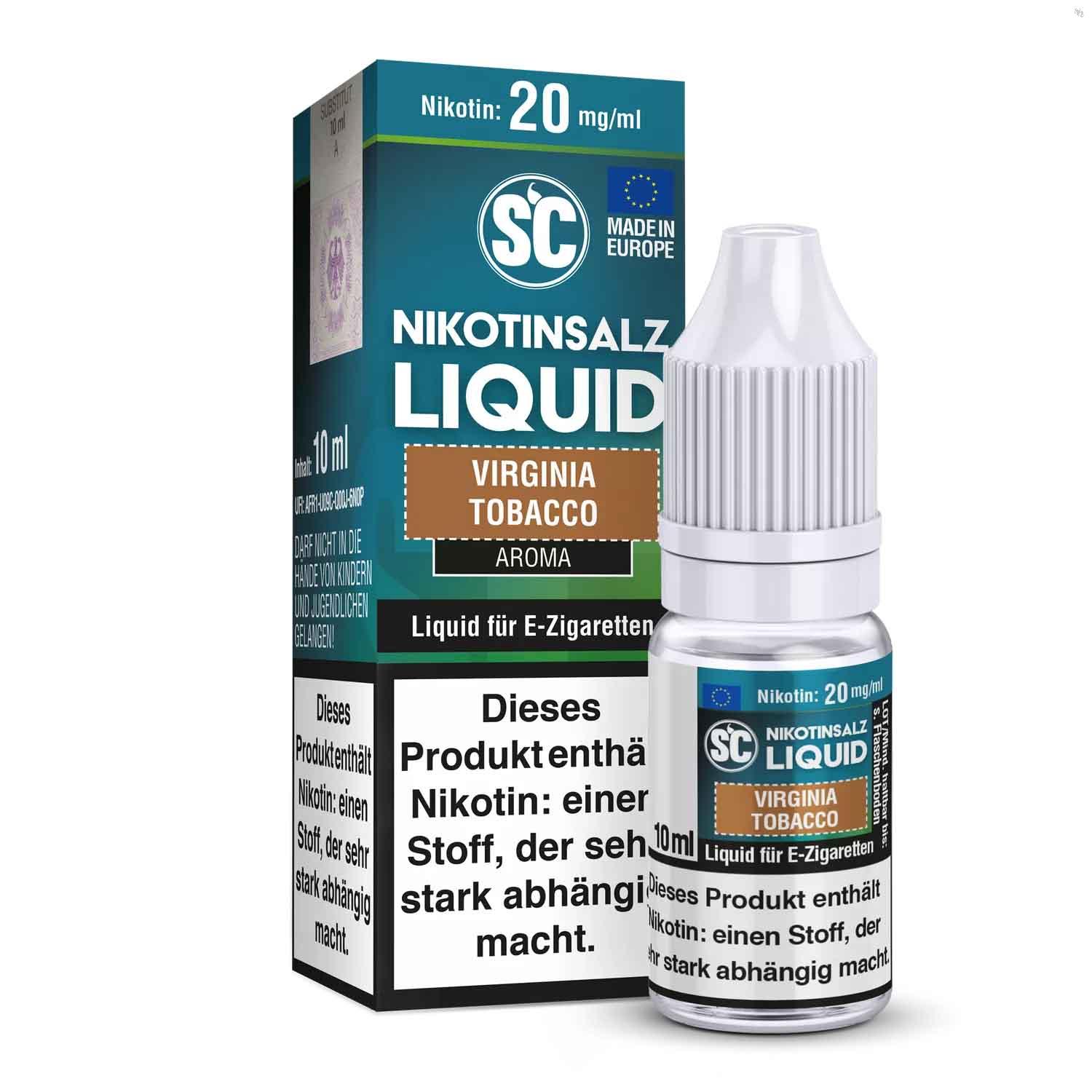 SC - Virginia Tobacco  Nikotinsalz Liquid 10ml ✅ Günstig kaufen!