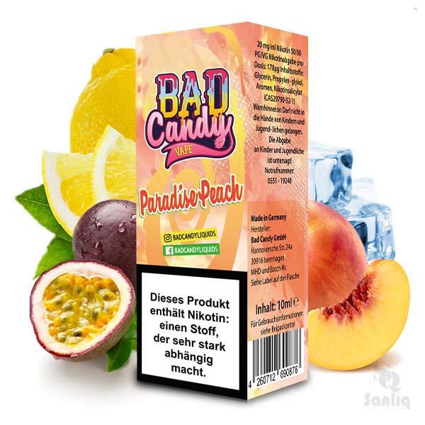 Bad Candy Paradise Peach Nikotinsalz Liquid 10mg ✅ Günstig kaufen!