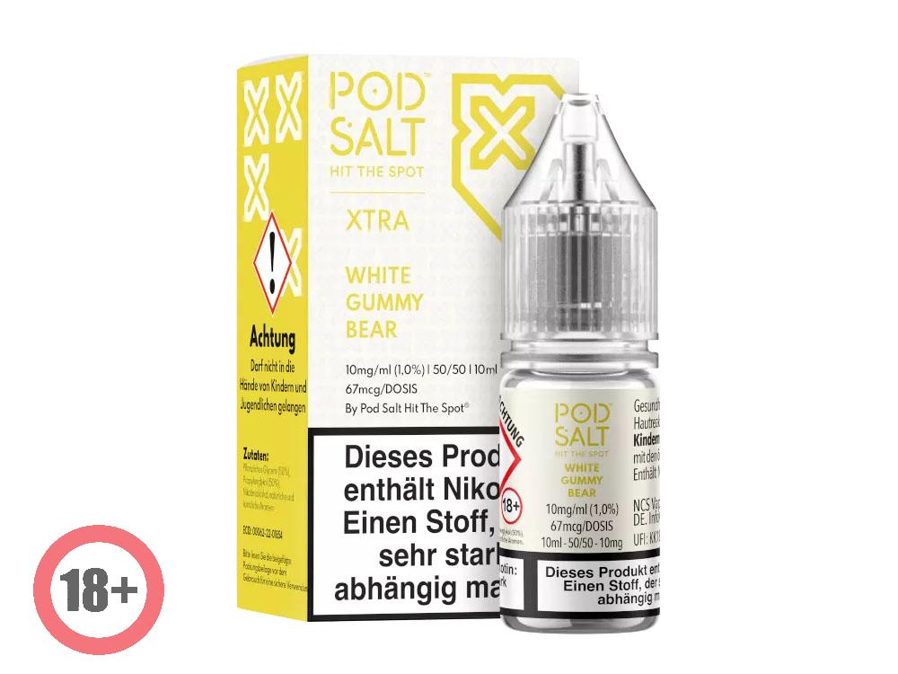 Pod Salt XTRA White Gummy Bear Nikotinsalz Liquid 10mg ⭐️ Günstig kaufen!