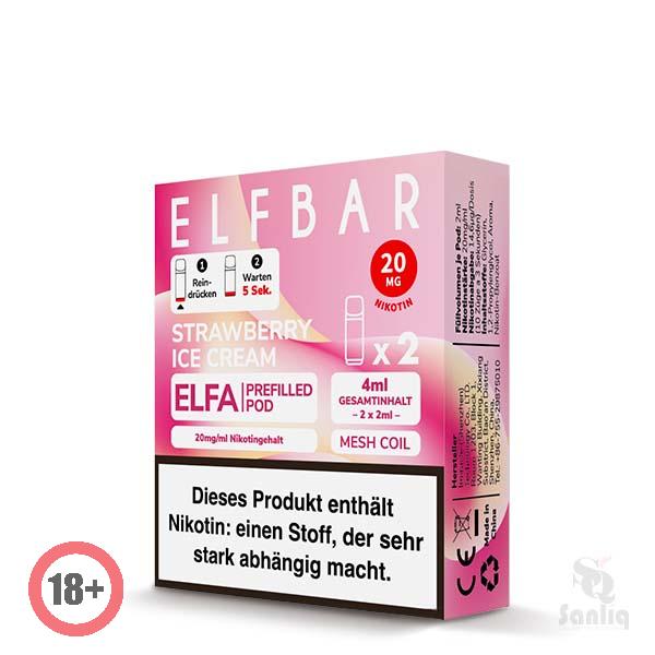 Elfbar ELFA CP Prefilled Pod - Strawberry Ice Cream ⭐️ Günstig kaufen! 
