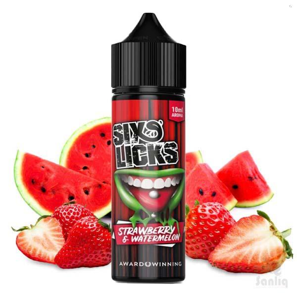 Six Licks Strawberry Watermelon Aroma 10ml ✅ Günstig kaufen! 