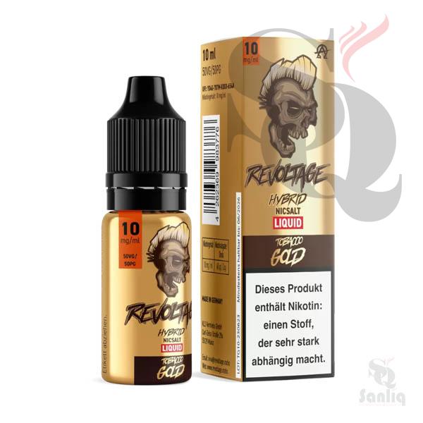 Revoltage Tobacco Gold Nikotinsalz Liquid 10mg ✅ Günstig kaufen!