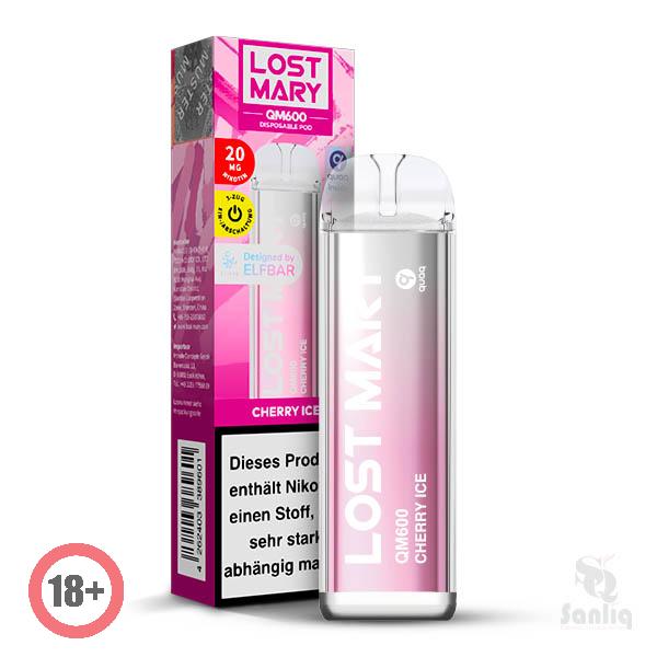 Lost Mary QM600 CP Einweg E-Zigarette Cherry Ice ✔️ Günstig kaufen!