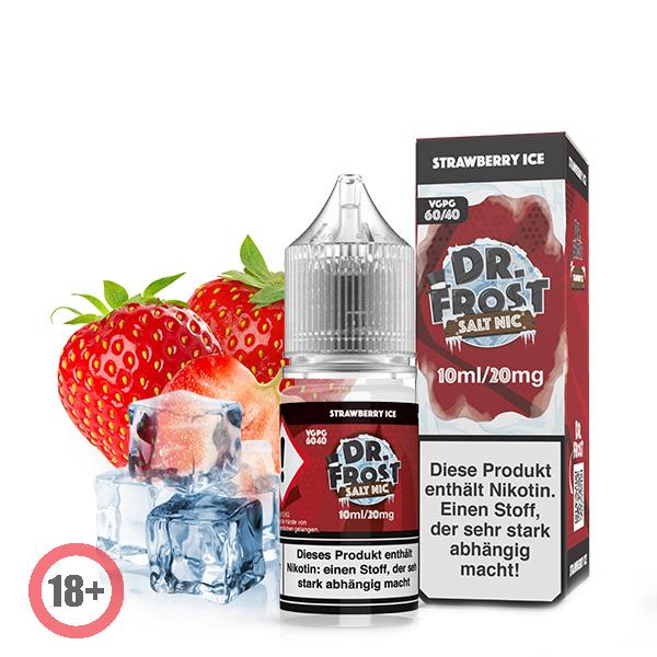 Dr. Frost Strawberry Ice Nikotinsalz Liquid ➡️ Günstig kaufen!