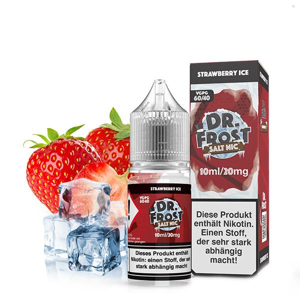 Dr. Frost Strawberry Ice Nikotinsalz Liquid ➡️ Günstig kaufen!
