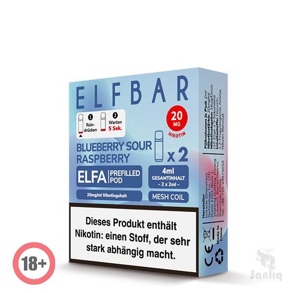 Elfbar ELFA CP Prefilled Pod - Blueberry Sour Raspberry ⭐️ Günstig kaufen! 