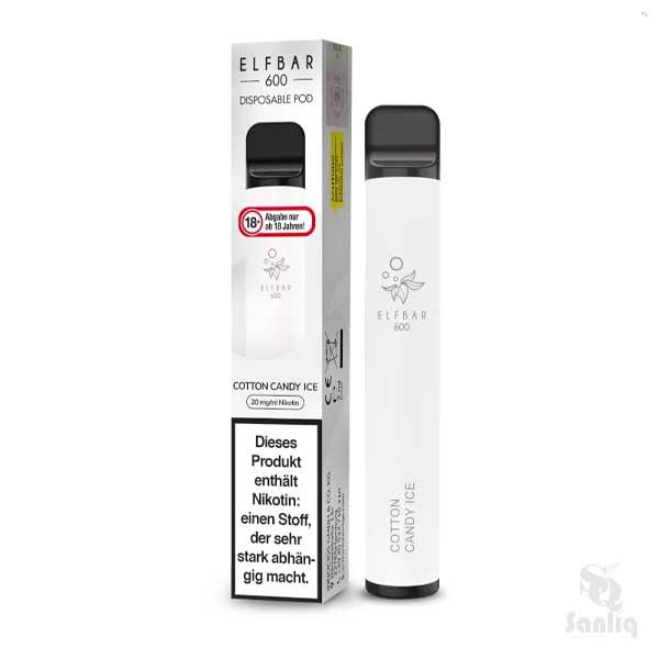 Elbar 600 Einweg E-Zigarette Cotton Candy Ice 20mg/ml ✅ Jetzt günstig kaufen!