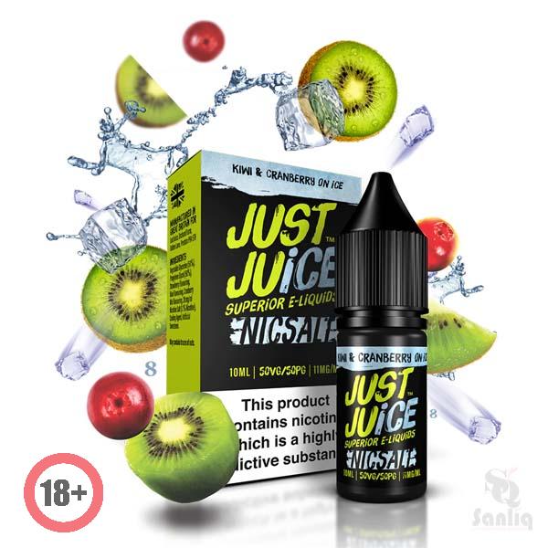 Just Juice Kiwi & Cranberry on Ice Nikotinsalz Liquid ☑️ Online kaufen!