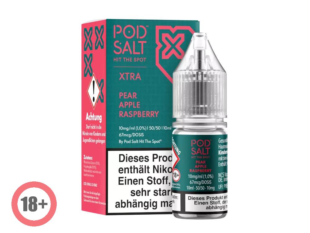 Pod Salt XTRA Pear Apple Raspberry Nikotinsalz Liquid 10mg ⭐️ Günstig kaufen! 