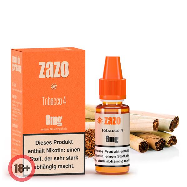 ZAZO Classics Tobacco 4 Liquid 10ml 8mg ⭐️ Günstig kaufen!