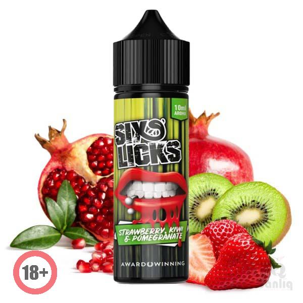 Six Licks Strawberry Kiwi Pomegranate Aroma 10ml ✅ Günstig kaufen!