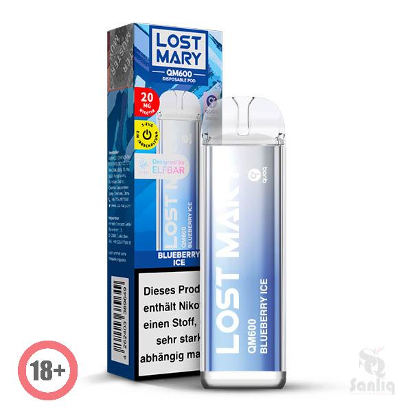 Lost Mary QM600 CP Einweg E-Zigarette Blueberry Ice ✔️ Günstig kaufen!