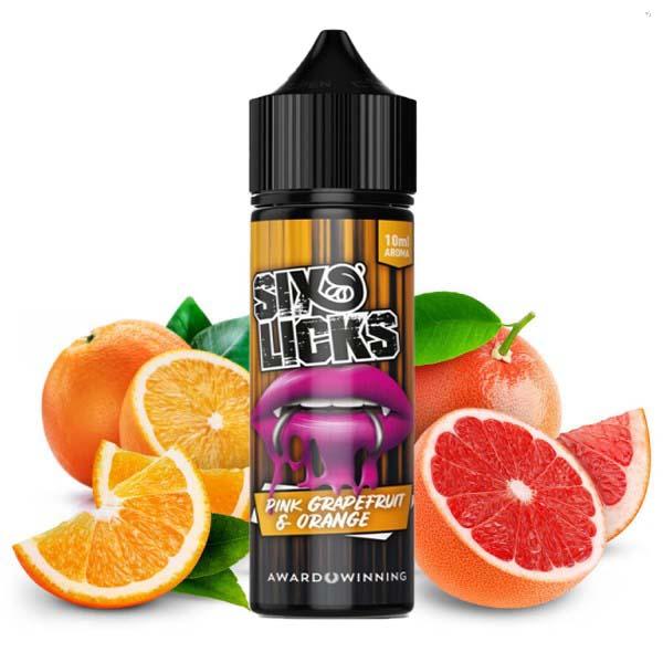 Six Licks Pink Grapefruit Orange Aroma 10ml ✅ Günstig kaufen! 