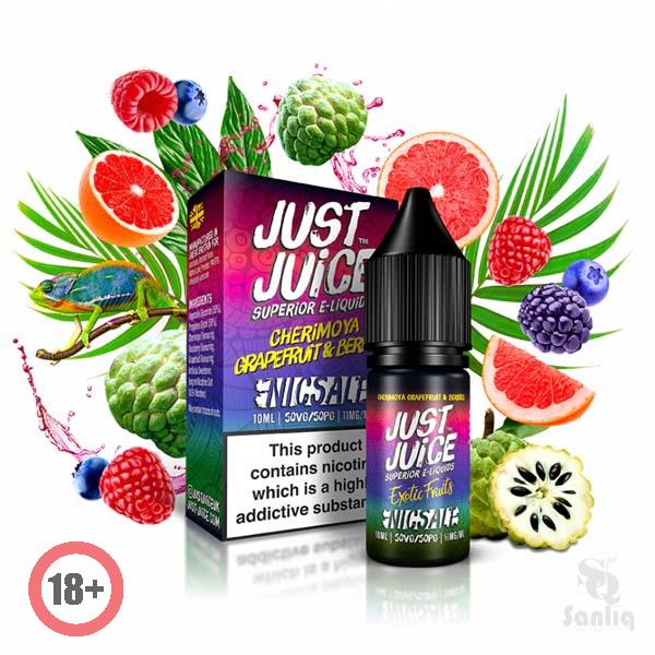 Just Juice Cherimoya Grapefruit & Berries Nikotinsalz Liquid ☑️ Online kaufen! 