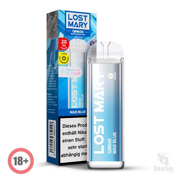 Lost Mary QM600 CP Einweg E-Zigarette Mad Blue ✔️ Günstig kaufen!