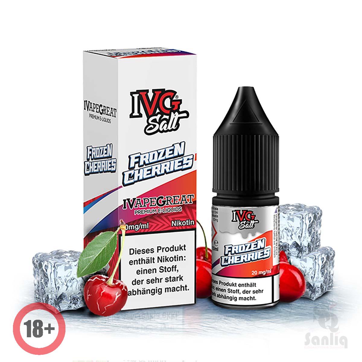 IVG CHRUSHED Froozen Cherries Nikotinsalz Liquid ➡️ Günstig kaufen! 