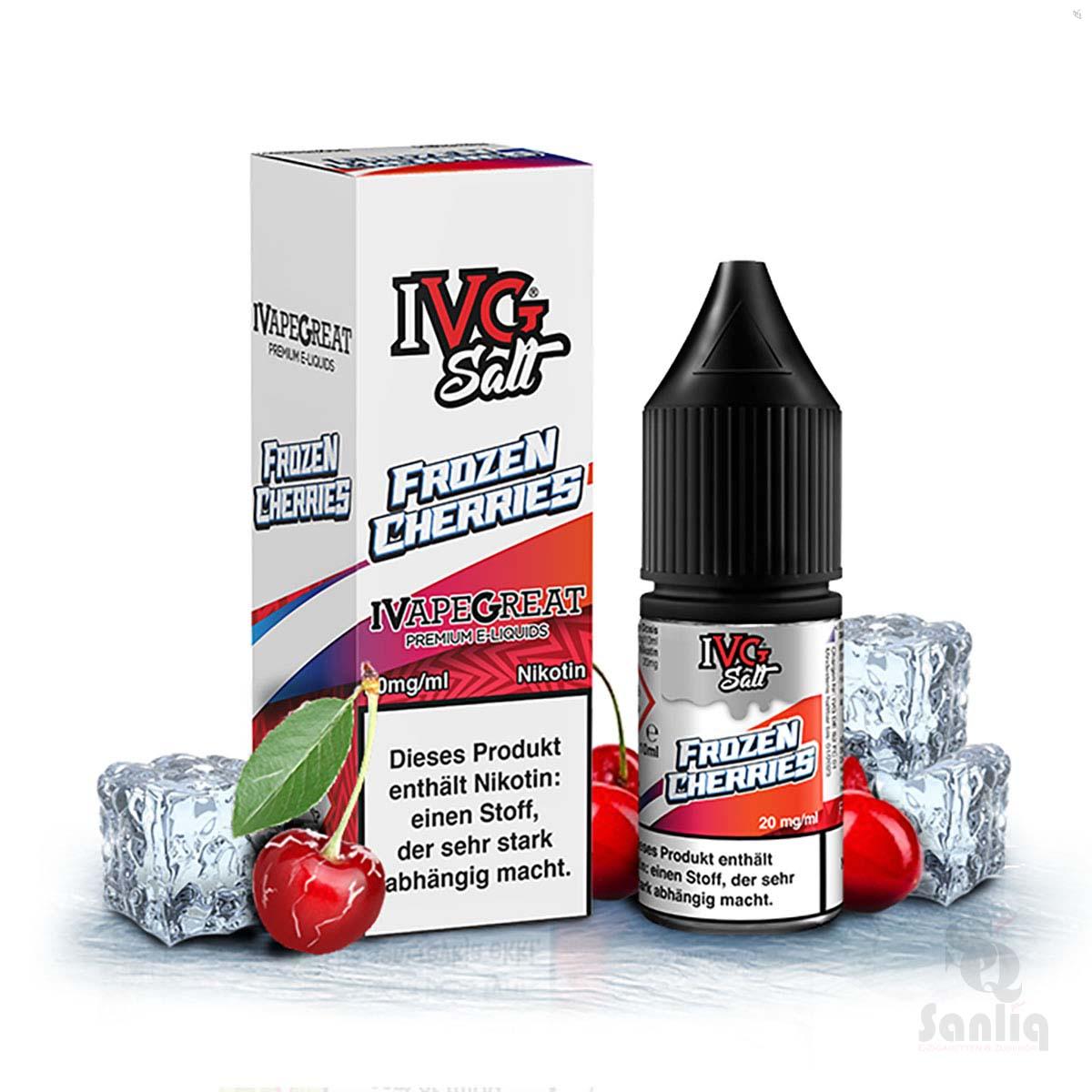 IVG CHRUSHED Froozen Cherries Nikotinsalz Liquid ➡️ Günstig kaufen! 