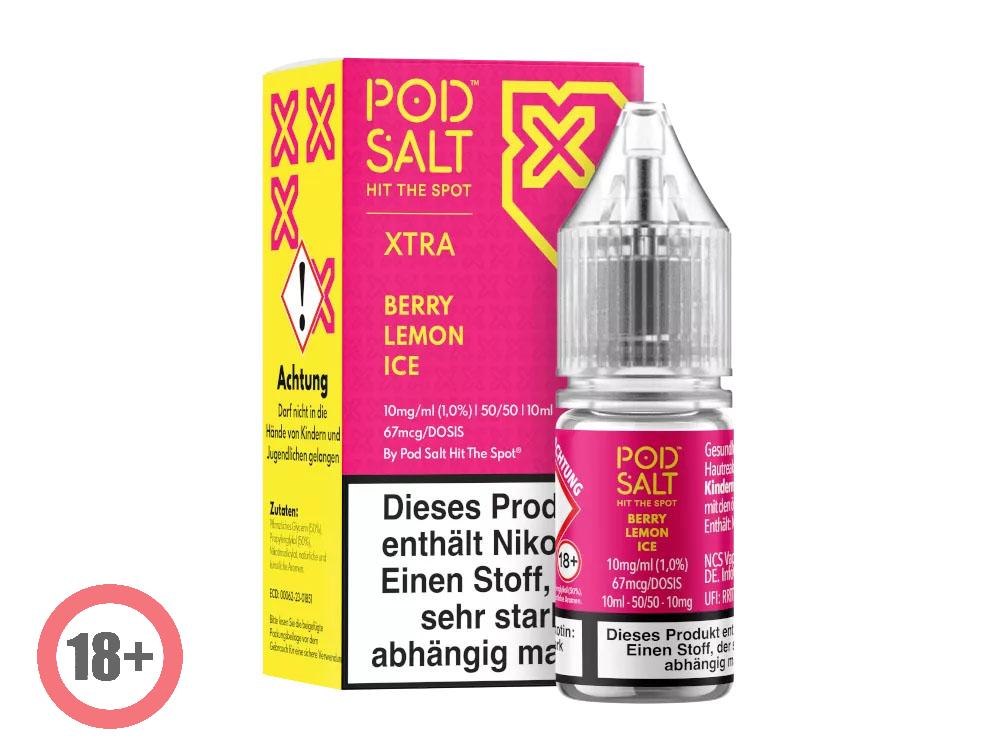 Pod Salt XTRA Berry Lemon Ice Nikotinsalz Liquid 10mg ⭐️ Günstig kaufen! 