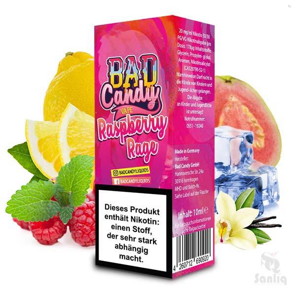 Bad Candy Raspberry Rage Nikotinsalz Liquid 10mg ✅ Günstig kaufen!
