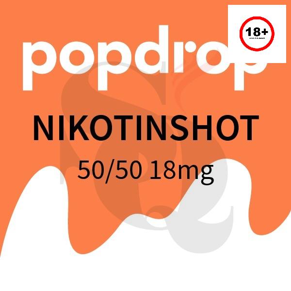 popdrop Nikotinshot 50/50 18mg