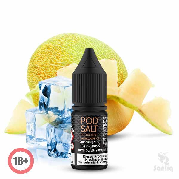 Pod Salt Cantaloupe Ice Nikotinsalz Liquid 20mg ⭐️ Günstig bestellen! 