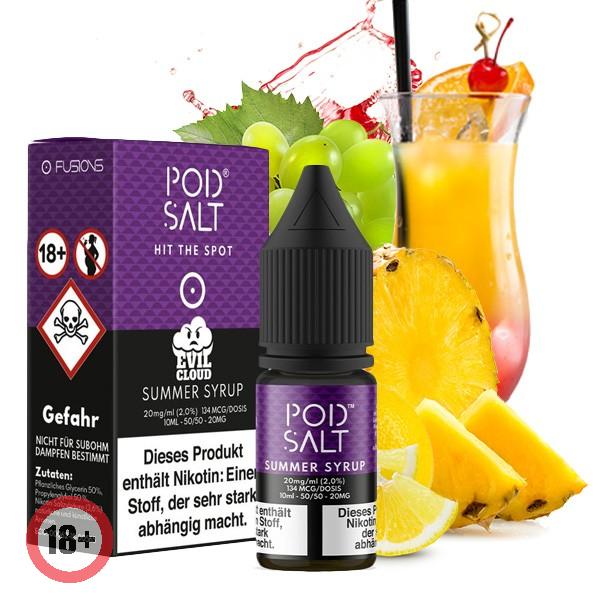 Pod Salt Summer Syrup Nikotinsalz Liquid 10ml 20mg 