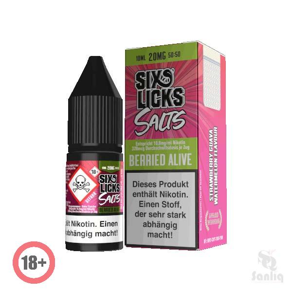 Six Licks Berried Alive Nikotinsalz Liquid 20mg ⭐️ Günstig kaufen!