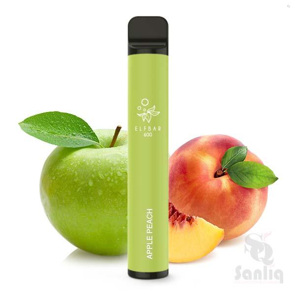 Elfbar 600 Einweg E-Zigarette Apple Peach (Nikotinfrei)