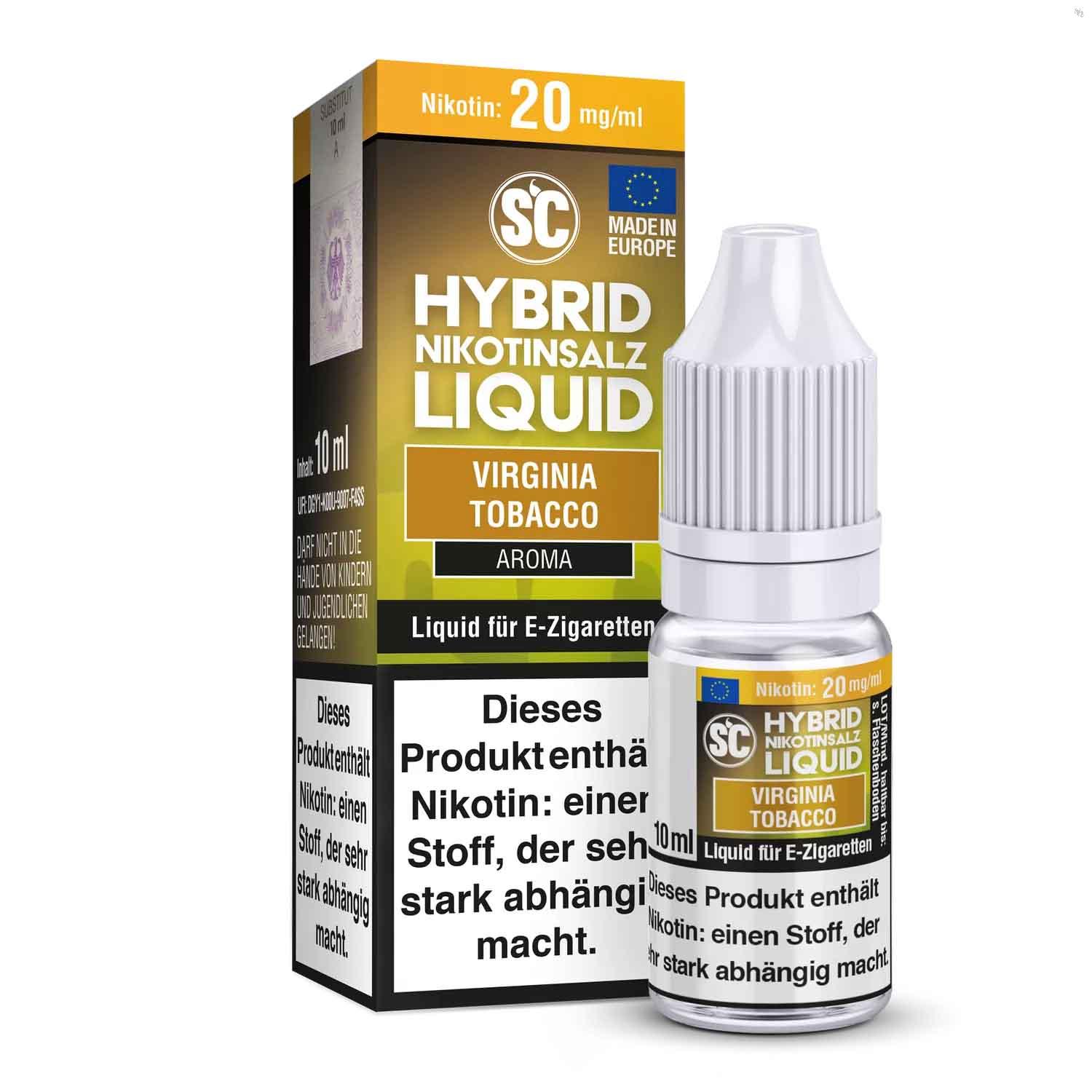SC - Virginia Tobacco Hybrid Nikotinsalz Liquid ✅ Günstig kaufen! 