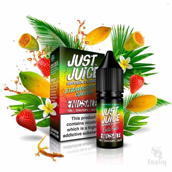Just Juice Strawberry & Curuba Nikotinsalz Liquid ☑️ Online kaufen!