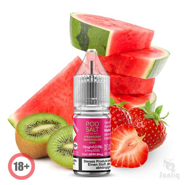 Pod Salt XTRA Strawberry Watermelon Kiwi Nikotinsalz Liquid 20mg ⭐️ Günstig bestellen! 