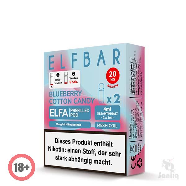 Elfbar ELFA CP Prefilled Pod - Blueberry Cotton Candy ⭐️ Günstig kaufen! 