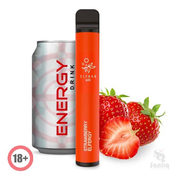 Elbar 600 Einweg E-Zigarette Elfergy Strawberry (Nikotinfrei) ✅ Jetzt günstig kaufen!