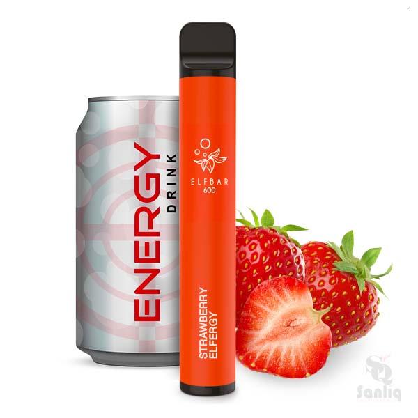Elbar 600 Einweg E-Zigarette Elfergy Strawberry (Nikotinfrei) ✅ Jetzt günstig kaufen!