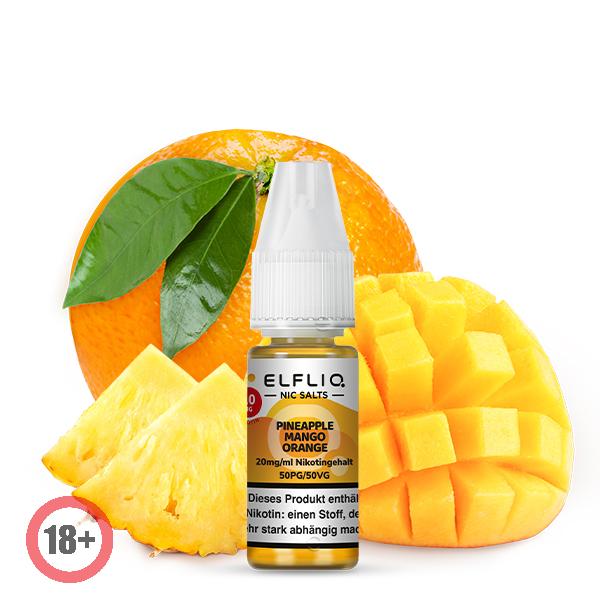 Elfbar Elfliq Pineapple Mango Orange Nikotinsalz Liquid 10ml 10mg