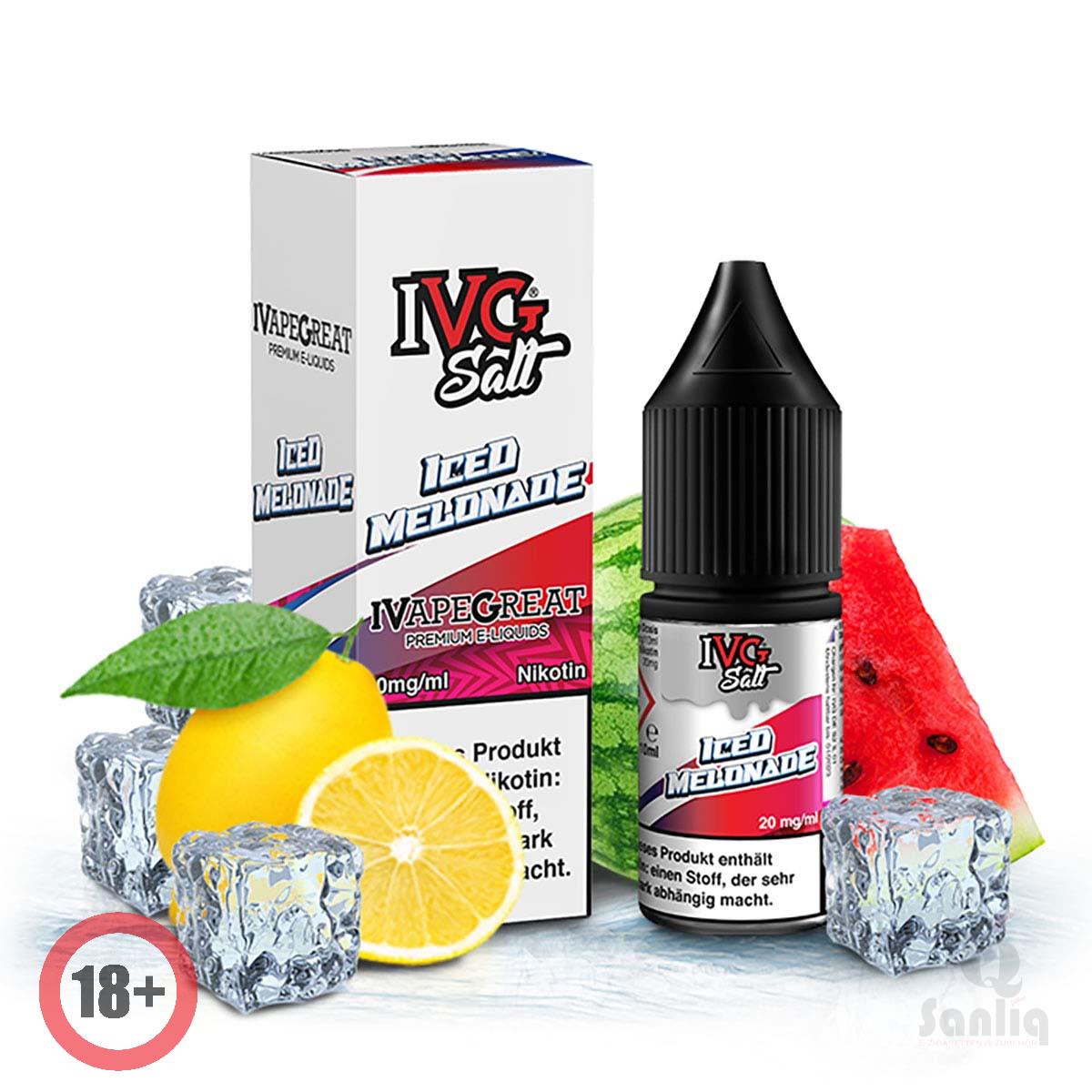 IVG CHRUSHED Iced Melonade Nikotinsalz Liquid ➡️ Günstig kaufen! 