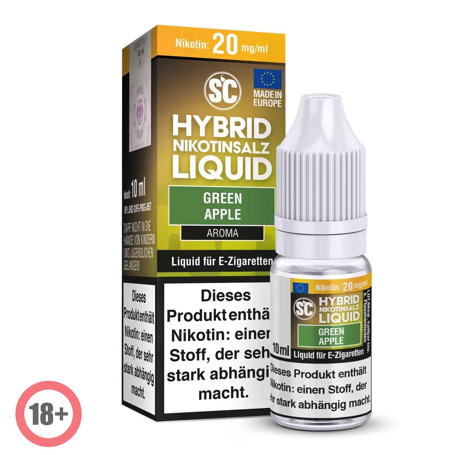 SC - Green Apple Hybrid Nikotinsalz Liquid ✅ Günstig kaufen! 
